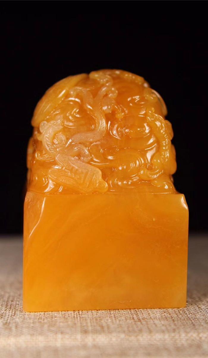 老挝 田黄石 大章料