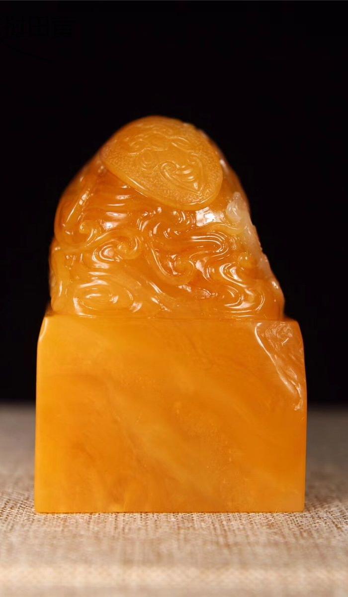 老挝 田黄石 大章料