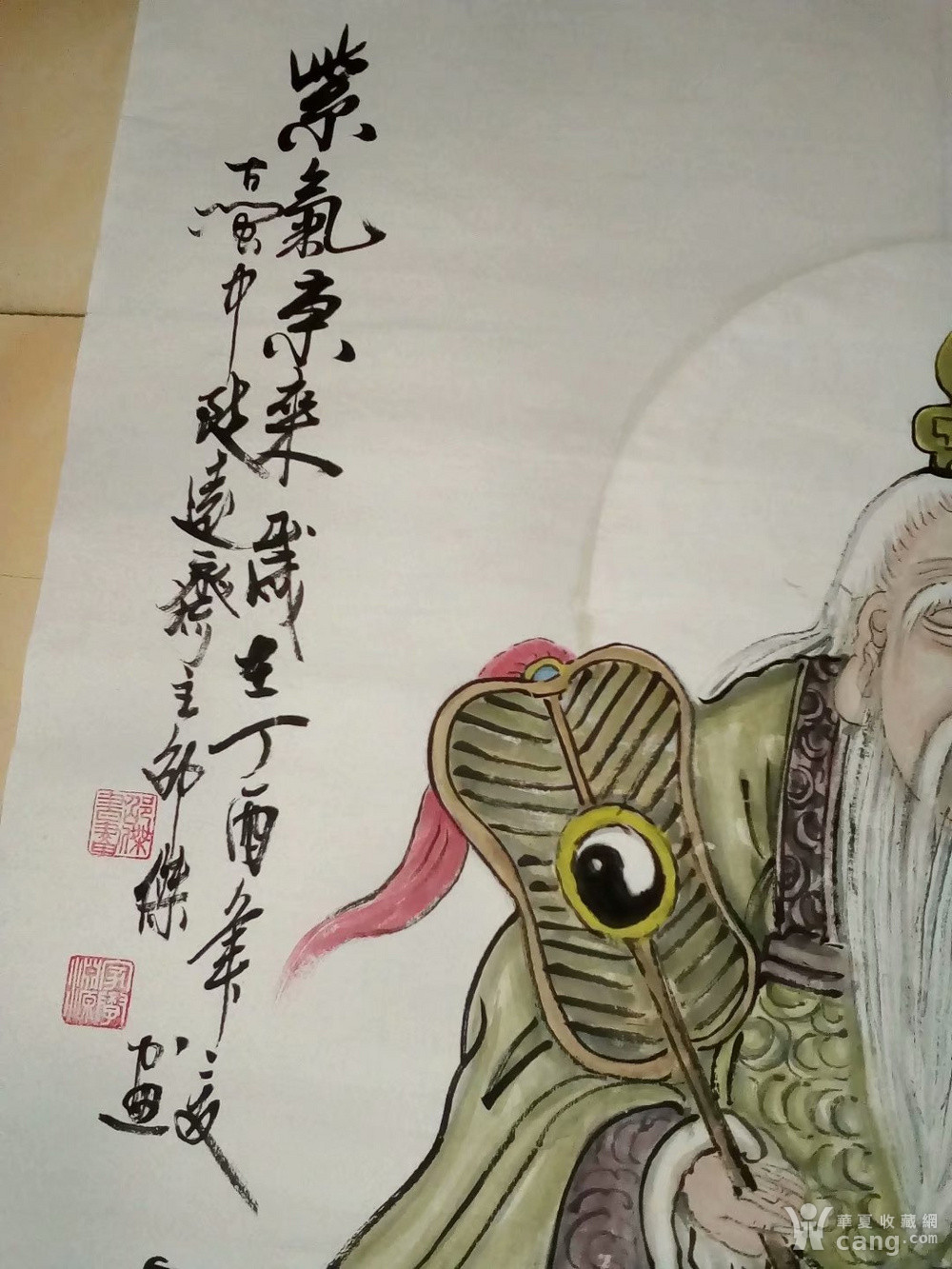 仿古工艺品 字画 保证纯手工绘画,本地名家人物画国画老子太上老君