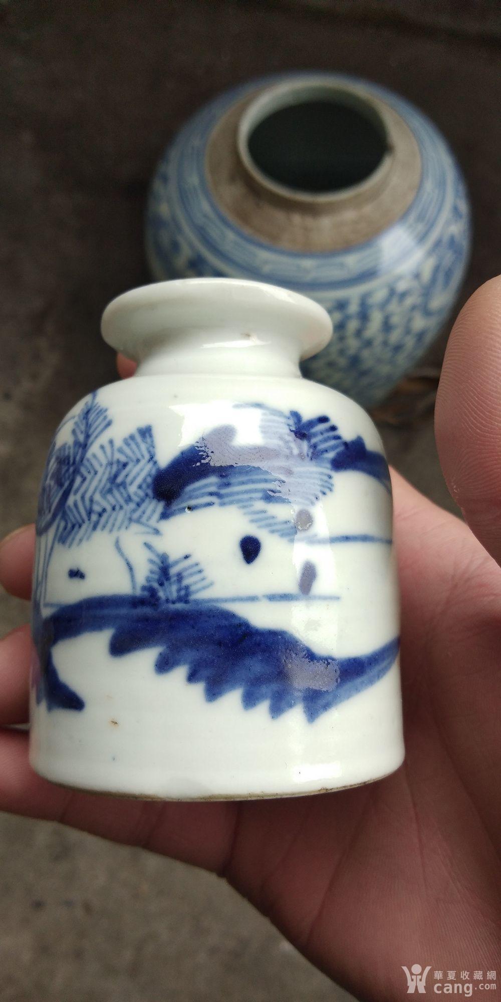 清代规整大号精美水盂