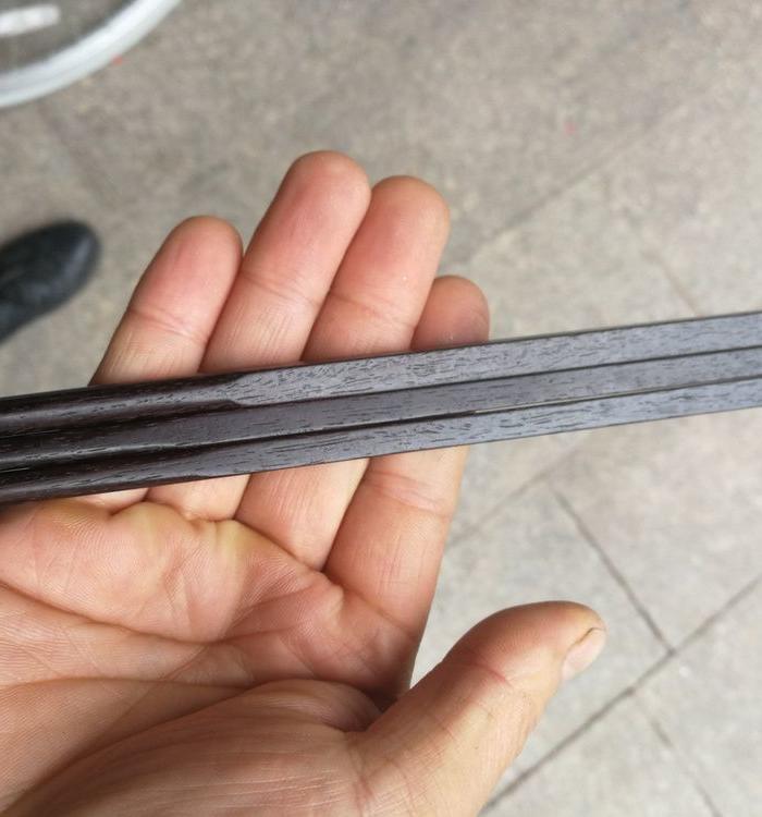 清代紫檀老筷子3三根