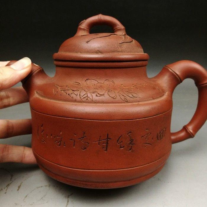 80年代高竹鼓紫砂壶