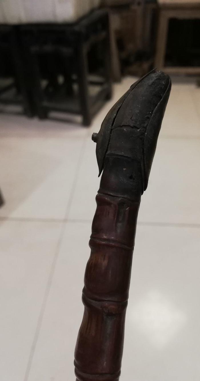 包浆一流的罗汉竹烟枪