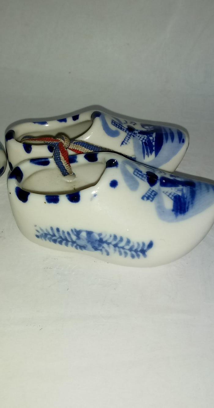 清代青花小瓷鞋