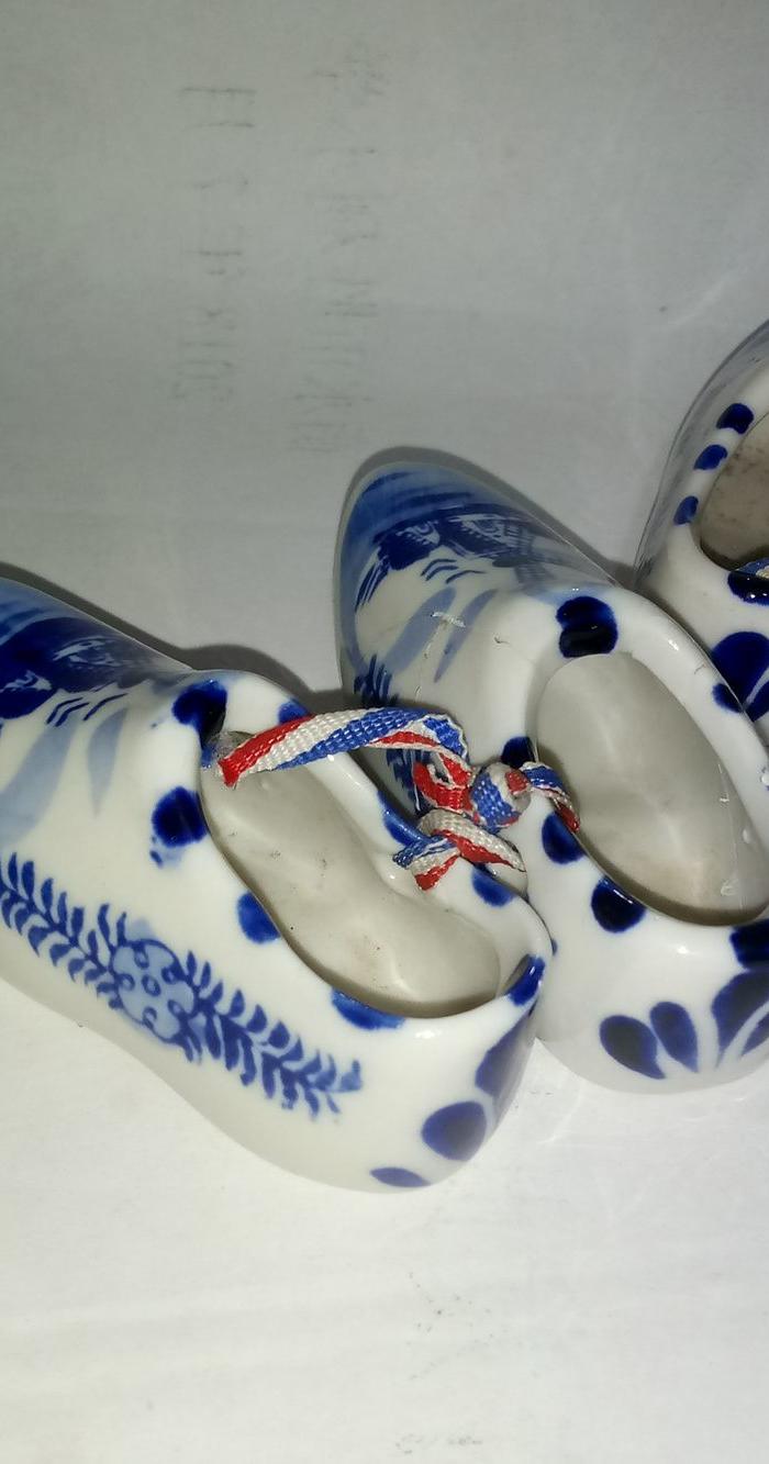 清代青花小瓷鞋