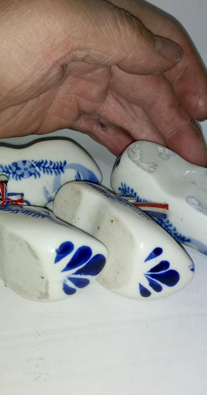 清代青花小瓷鞋