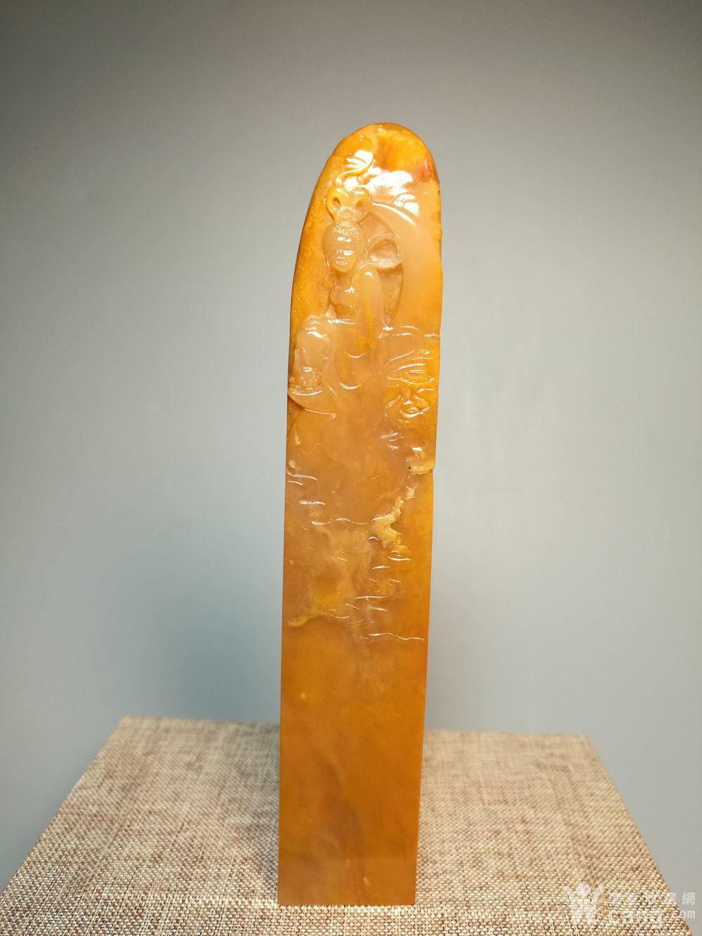 寿山都成坑石印章 嫦娥奔月