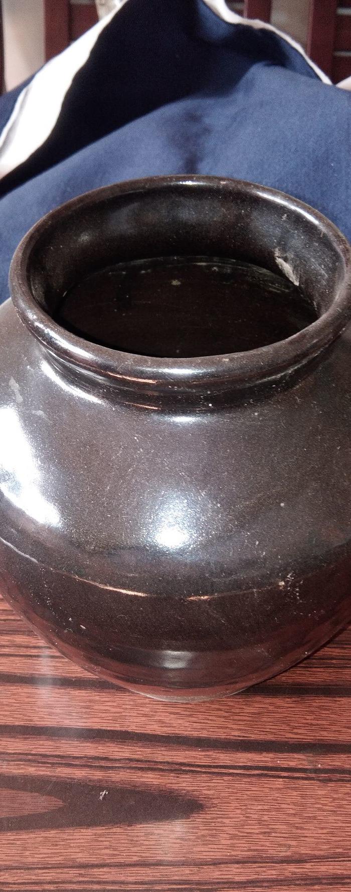 清代黑釉大罐