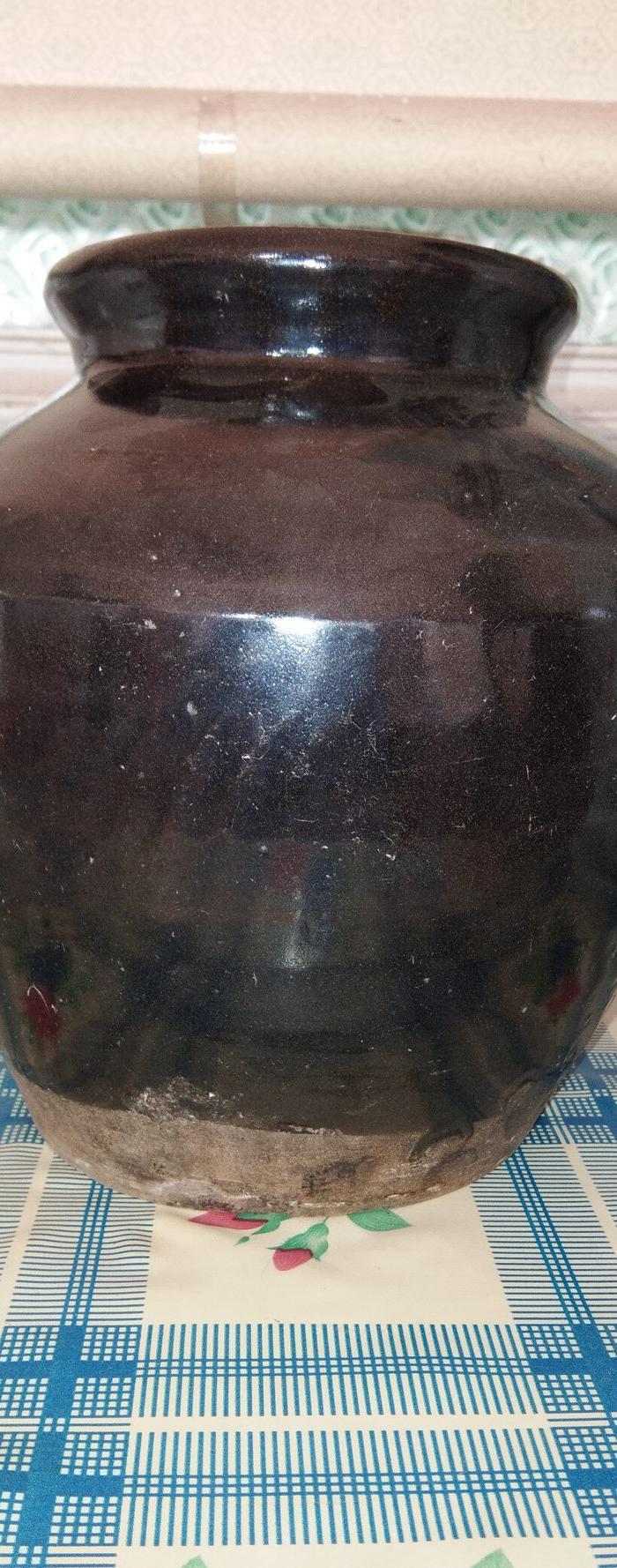 清代黑釉大罐