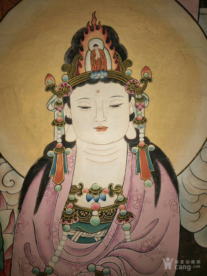 张大千佛像立轴