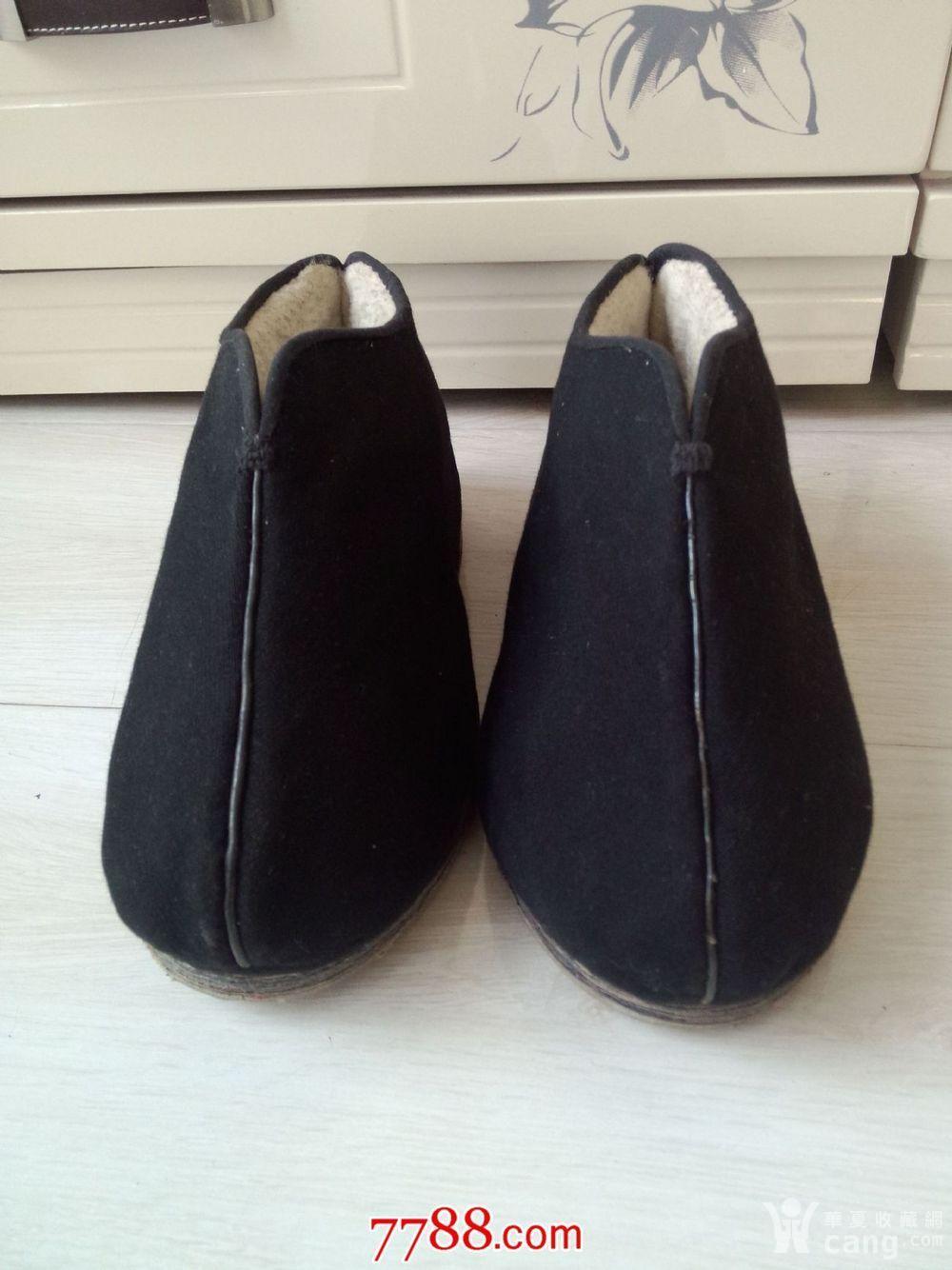 民国全品纯手工制作千层底棉鞋一双