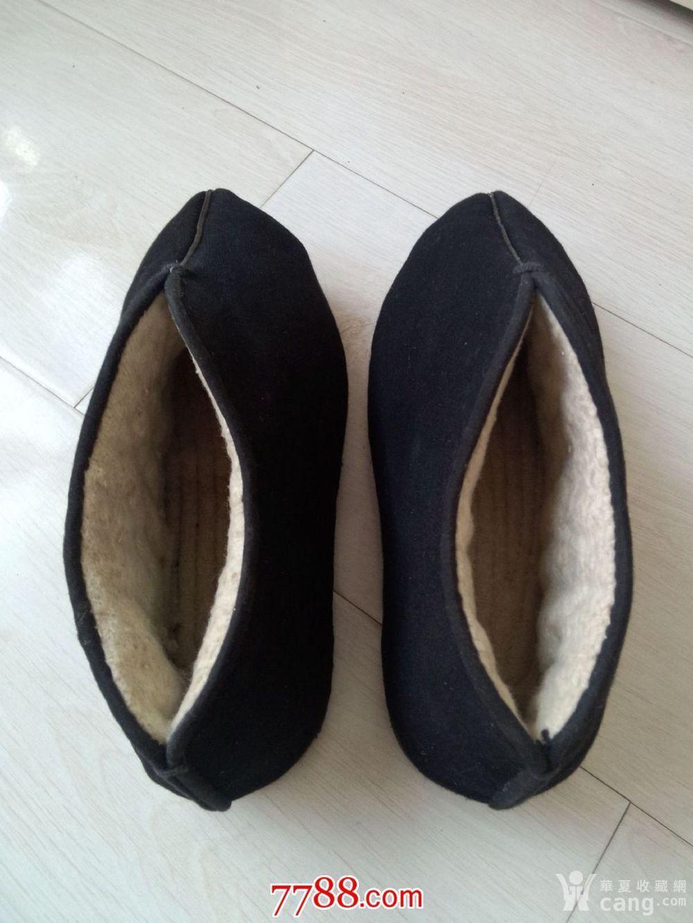 民国全品纯手工制作千层底棉鞋一双