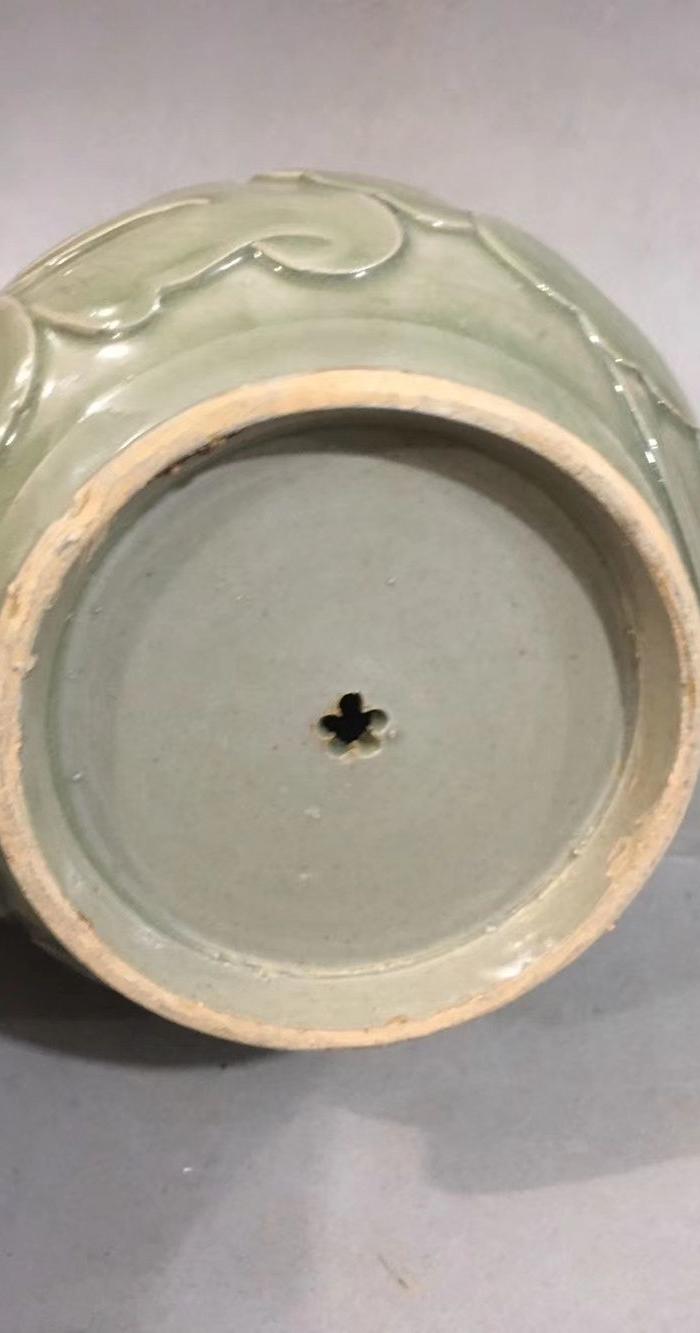 耀州窑刻花倒流壶