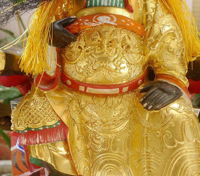 32厘米樟木雕 漆线雕 池府王爷 池府千岁 池王爷