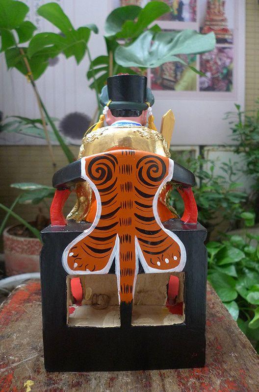 25厘米樟木雕 漆线雕 朱府王爷 朱府千岁 朱王爷 代天巡狩