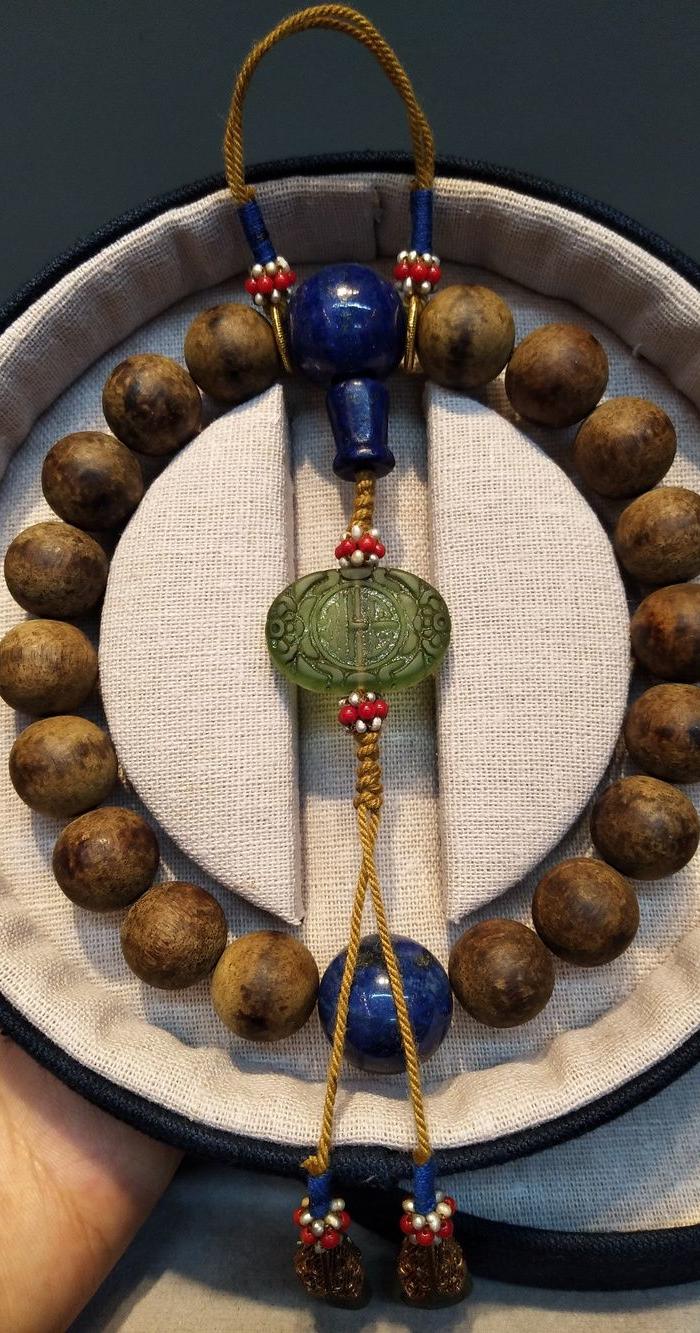 老沉香十八子念珠