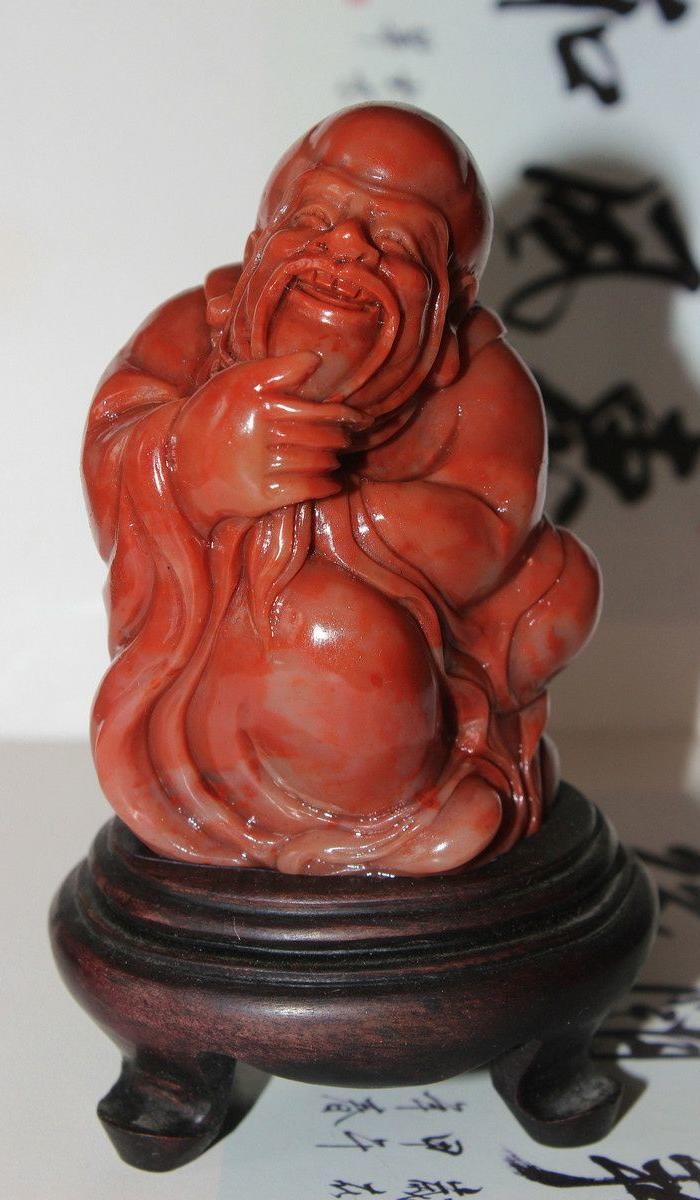 福建寿山石老料红芙蓉 《寿比南山》