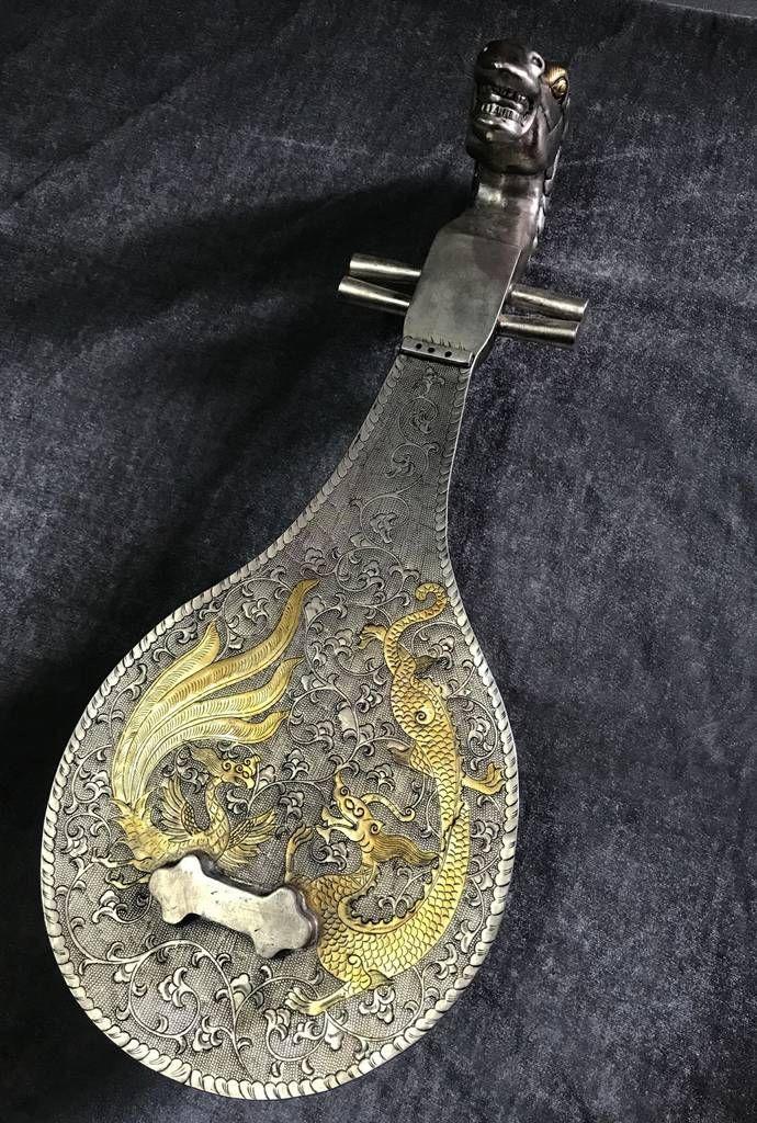 龙纹马头琵琶