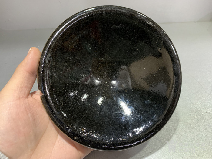 北宋耀州窑黑釉斗笠盏