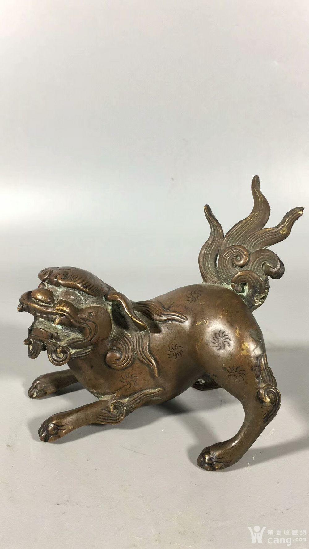 铜狮子_地摊交易_华夏收藏网