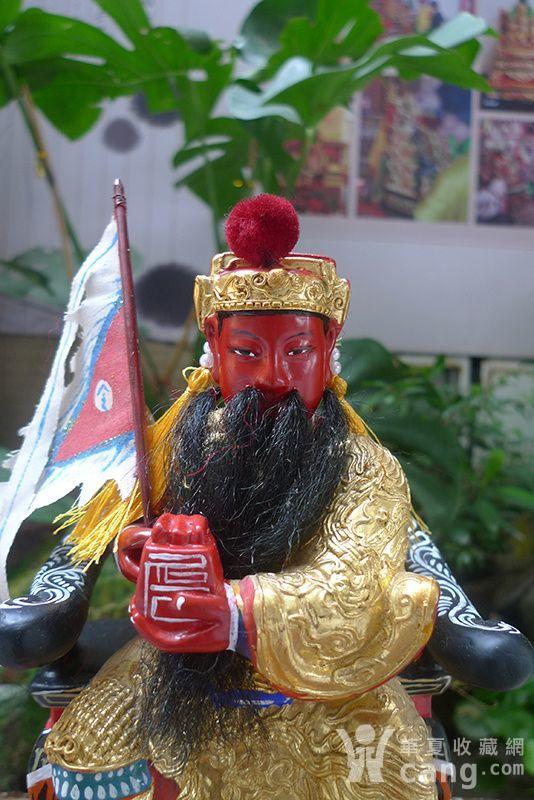 25厘米樟木雕 漆线雕 朱府王爷 朱府千岁 朱王爷