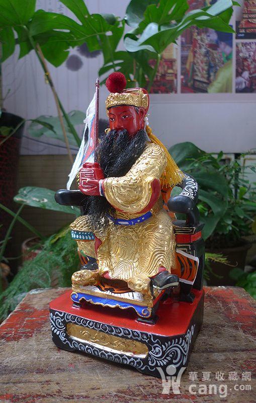 25厘米樟木雕 漆线雕 朱府王爷 朱府千岁 朱王爷