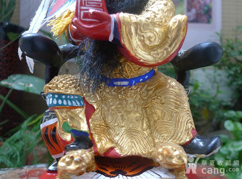 25厘米樟木雕 漆线雕 朱府王爷 朱府千岁 朱王爷