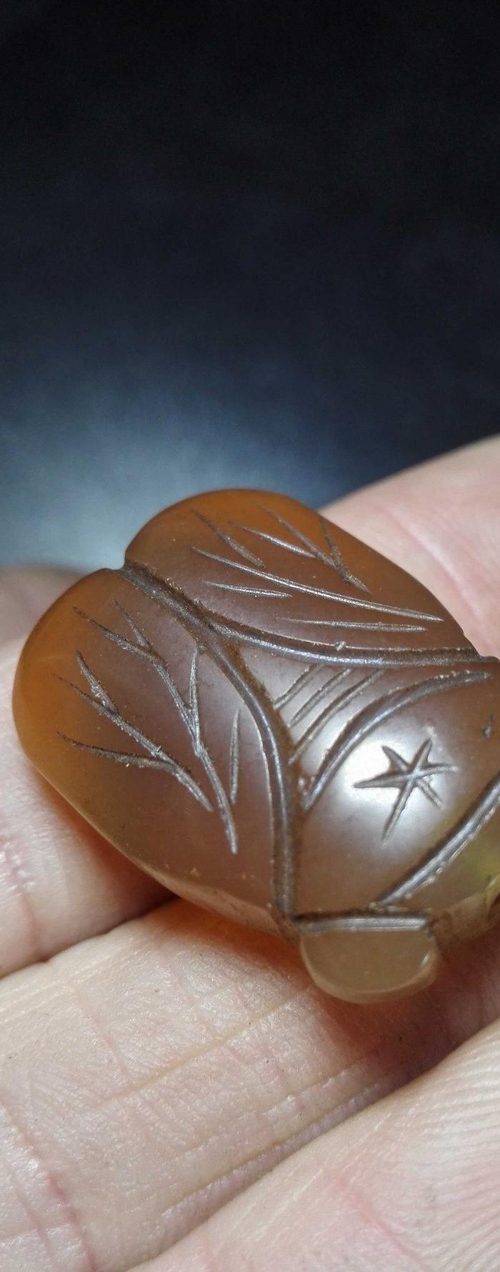 冰糖玛瑙蝉两个