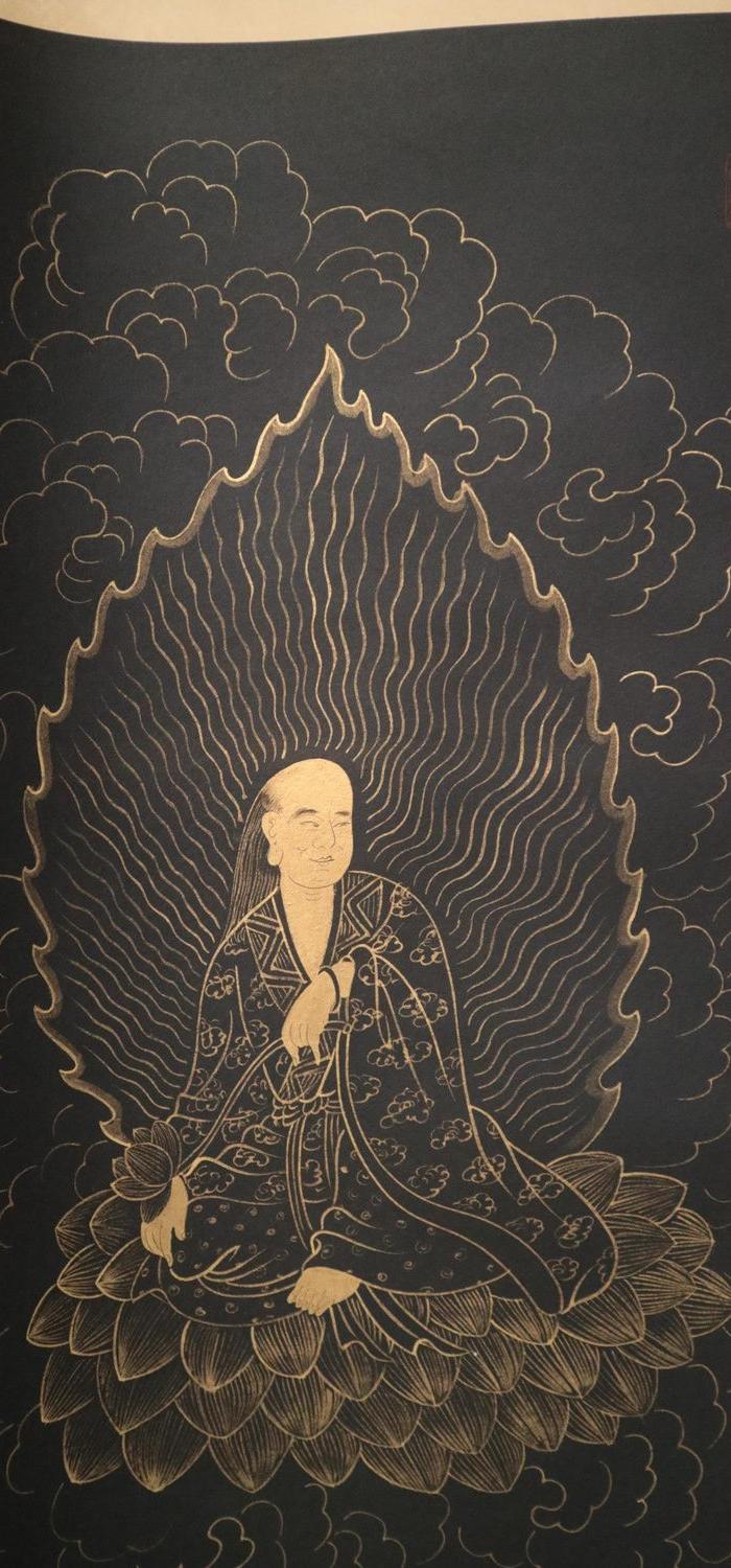 弘一法师十八罗汉四条屏