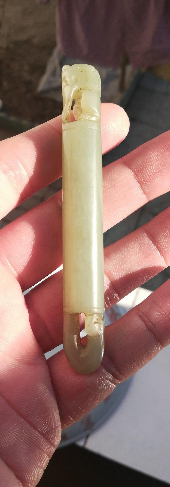 清代和田玉腰佩