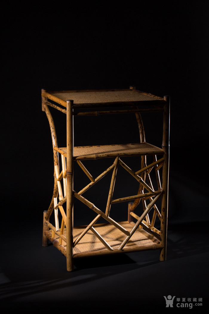 l3060昭和时期斑竹精编茶道茶棚