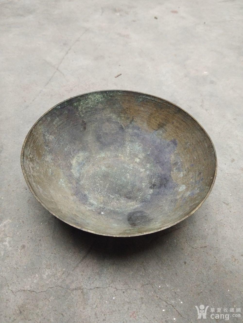 晚清时期老铜碗一个