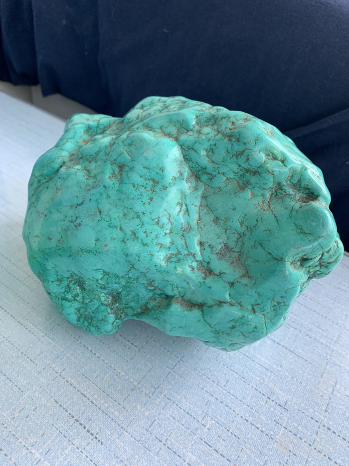 绿松石小件原石_地摊交易_华夏收藏网