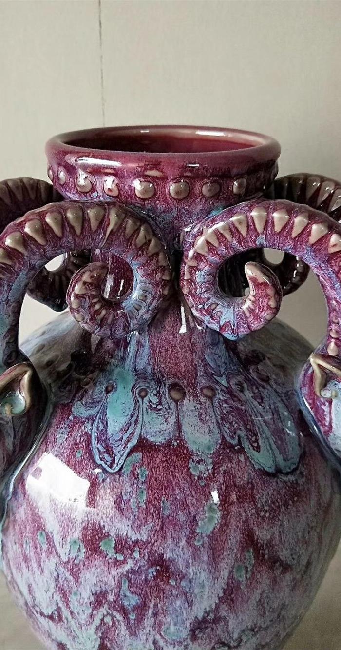 钧窑三羊开泰赏瓶