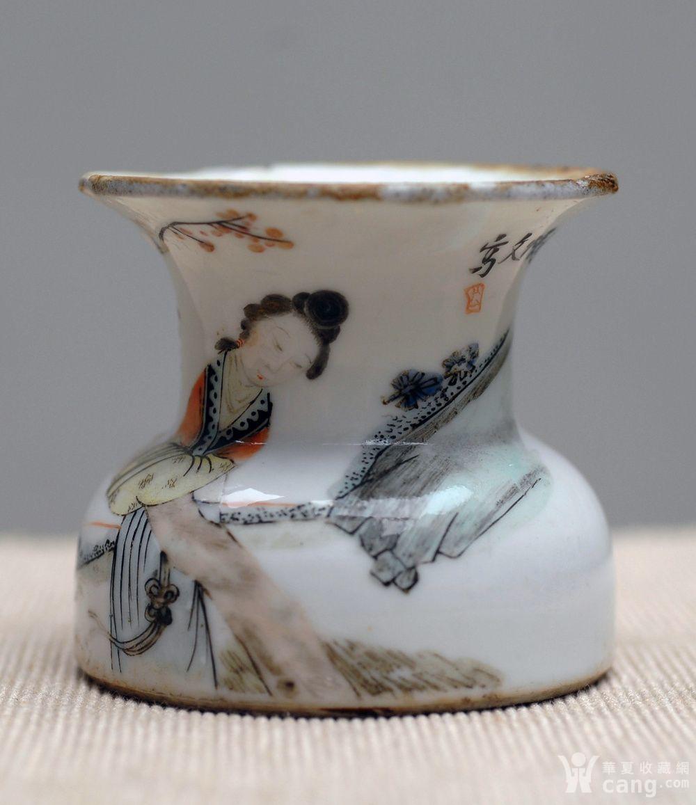 民国浅绛渣斗 余焕文