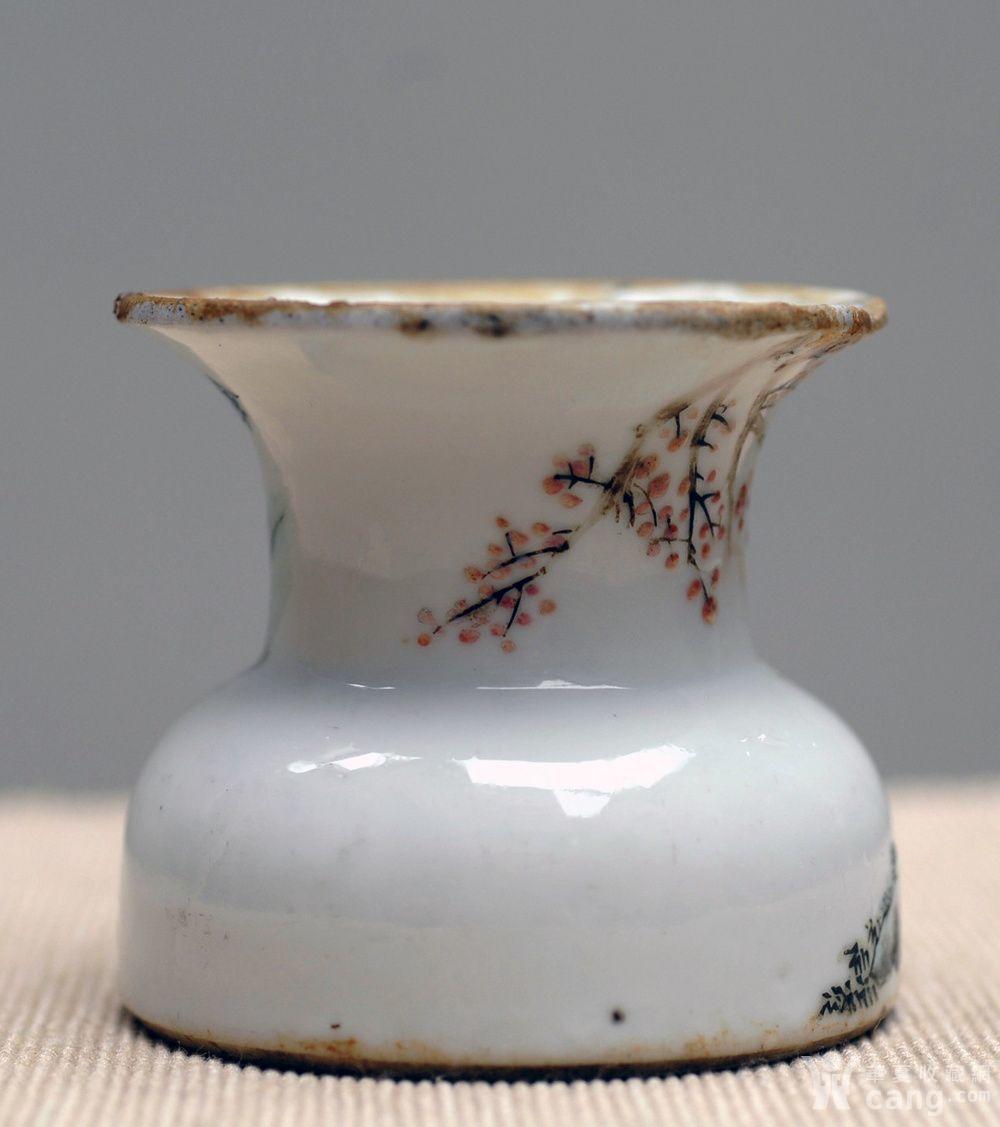 民国浅绛渣斗 余焕文