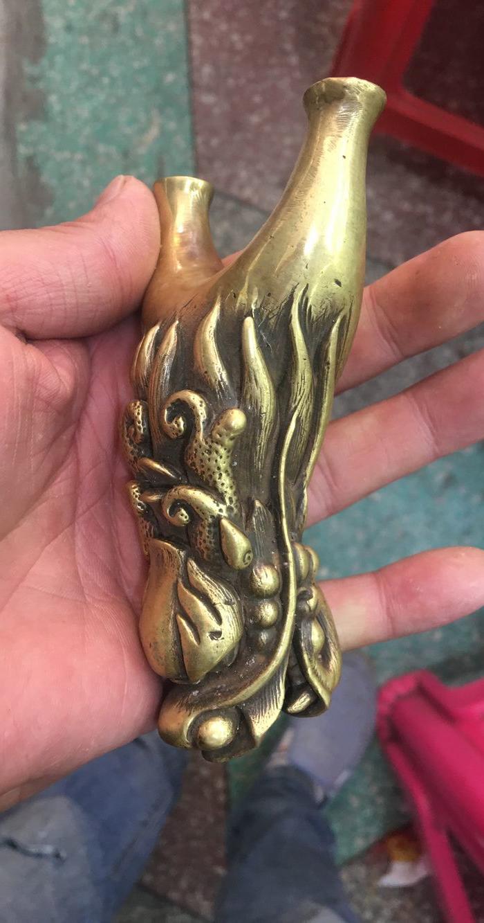 老铜龙头弹弓