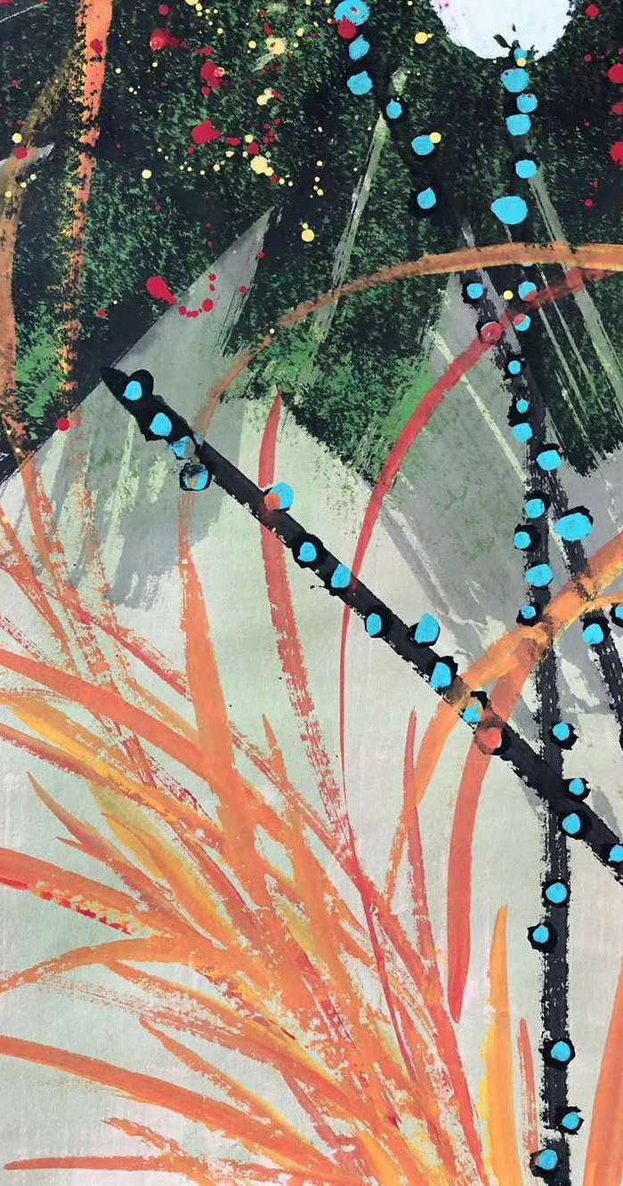 黄永玉 四尺立轴 荷花