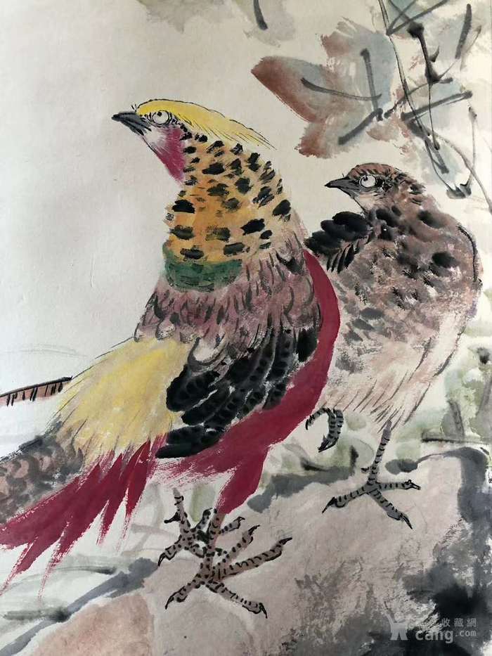 王雪涛 四尺立轴 富贵锦鸡