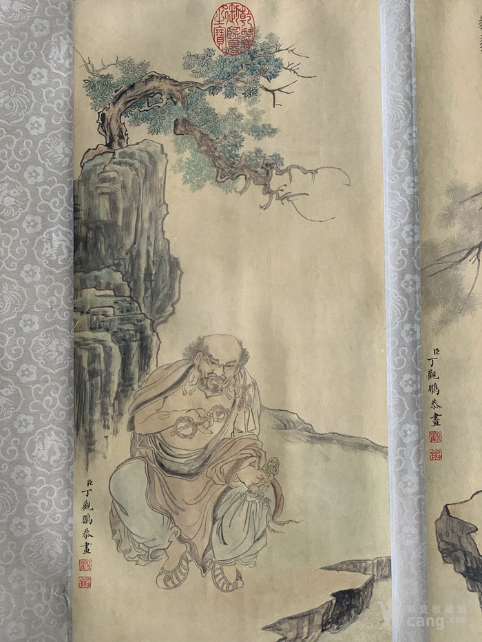 丁观鹏十八罗汉图长卷