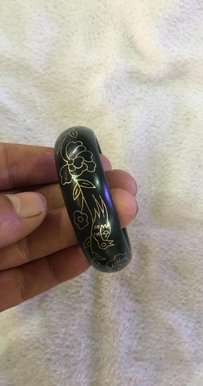 和田玉掐丝镯子