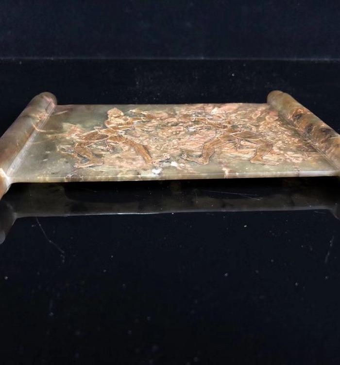 和田青玉描金玉书