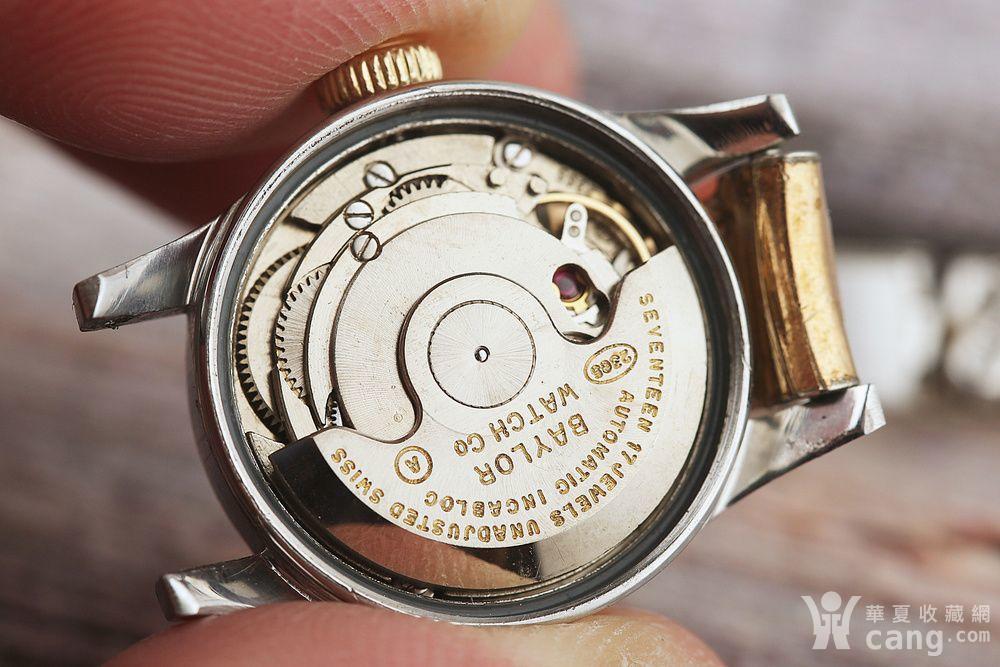 瑞士小众名表贝勒baylor古董女表 厚金套 烟花放射纹