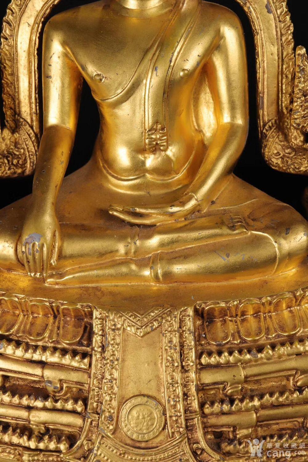 泰佛 铜鎏金 释迦牟尼 坐像 acr