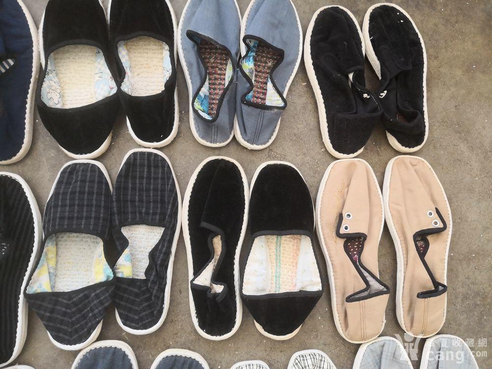 80年代左右手工拉底女式千层底布鞋17双