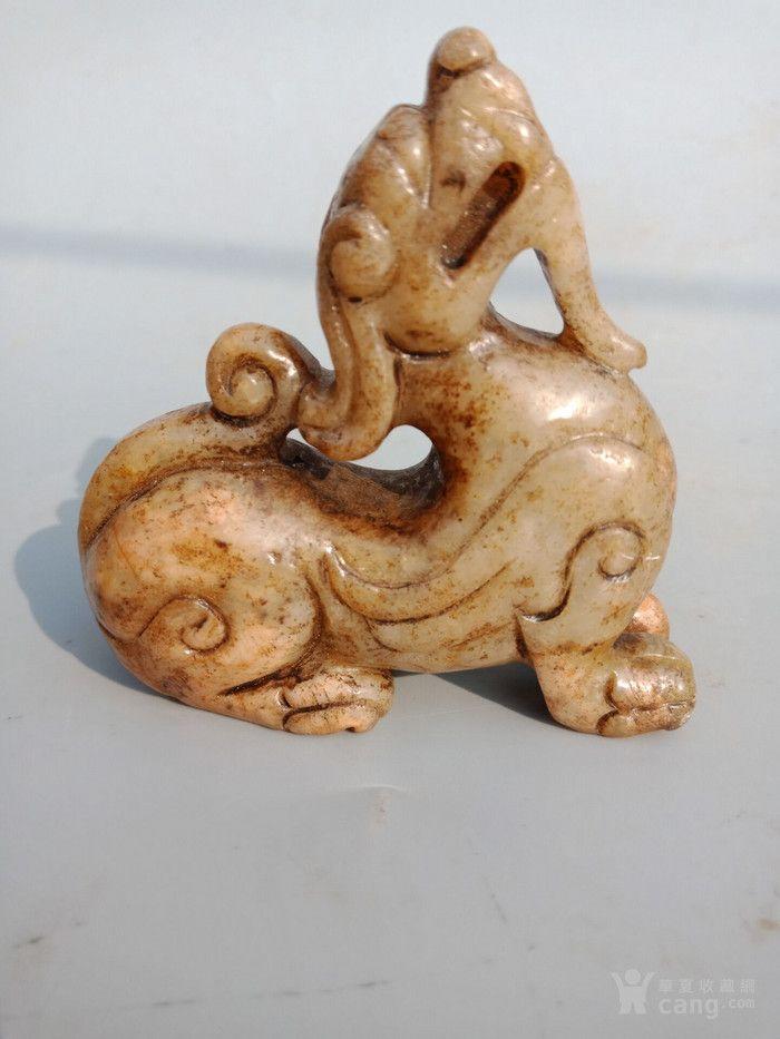 老战汉和田玉兽